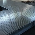 Piani di manutenzione in alluminio antiscivolo